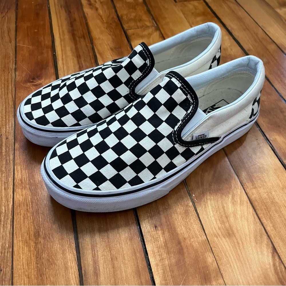 Classic Slip-On Checkerboard Vans